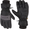 image:imageCarhartt Mens Waterproof Insulated Knit Cuff GloveBlackGrey