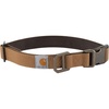 image:imageCarhartt Nylon Duck Blanket Stripe Dog Collar BrownStripe M  Pet Fully Adjustable Webbing Collars for Dogs Reflective Stitching for VisibilityCarhartt Brown Nylon Canvas  Webbing