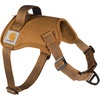 image:imageCarhartt Nylon Duck No Pull Dog Harness Carhartt Brown L  Fully Adjustable Dog Harness with Quick Control Handle and Reflective AccentsCarhartt Brown