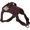 image:imageCarhartt Nylon Duck No Pull Dog Harness Carhartt Brown L  Fully Adjustable Dog Harness with Quick Control Handle and Reflective AccentsDeep Wine