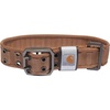image:imageCarhartt Pet Fully Adjustable Wide Webbing Collar for Dogs Heavy Duty Nylon for Walking amp Training Black MediumCarhartt Brown