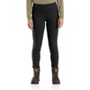 image:imageCarhartt Womens 105283 Womens FlameResistant Force Fitted MidweightBlack