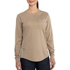 image:imageCarhartt Womens Flame Resistant Force Relaxed Fit Midweight LongSleeve Pocket TShirtKhaki