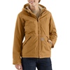 image:imageCarhartt Womens FlameResistant Full Swing Quick Duck SherpaLined JacketCarhartt Brown