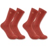 image:imageCarhartt Womens Force Midweight Crew Sock 2 PackDusty Cedar