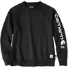 image:imageCarhartt Womens Fr Force Marquette Crewneck Logo SweatshirtBlack