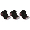 image:imageCarhartt Womens SL6403W Womens Force Midweight Low Cut Sock 3PackBlack