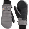 image:imageCarhartt Womens Waterproof Insulated Quilted Knit Cuff MittenCharcoal