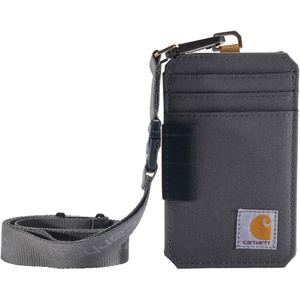 image:imageCarhartt 700D Nylon Duck ID Holder and Lanyard WMesh ID Window for Quick AccessGravel