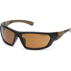 image:imageCarhartt CHB218DCC Carbondale SAFETY Glasses BlackTan Frame Sandstone Bronze Lens