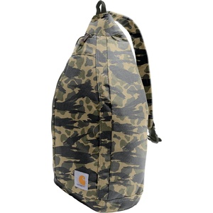 image:imageCarhartt Classic 10L MultiCarry Sling Bag Black  Durable Crossbody Backpack with Side Release Buckle Tablet Sleeve and Adjustable StrapCrossbody Backpack Blind Duck Camo