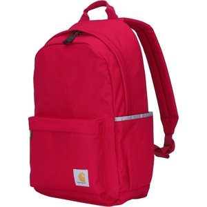 image:imageCarhartt Classic 21L Backpack Carhartt Brown  Classic Laptop WaterResistant Pack with 15 Laptop Sleeve and Organizational CompartmentsIndustry Red