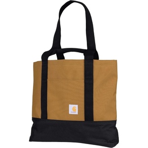 image:imageCarhartt Classic Vertical Open Tote Bag Durable Water Repellent Material WHand and Shoulder StrapsCarhartt Brown