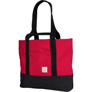 image:imageCarhartt Classic Vertical Open Tote Bag Durable Water Repellent Material WHand and Shoulder StrapsIndustry Red