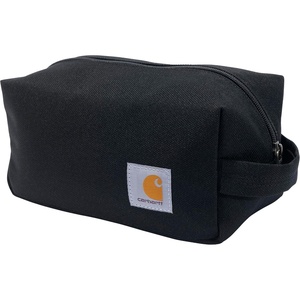 image:imageCarhartt Classic Zippered Travel Kit Black  Durable Organize Essentials with the Water Resistance Toiletry BagBlack