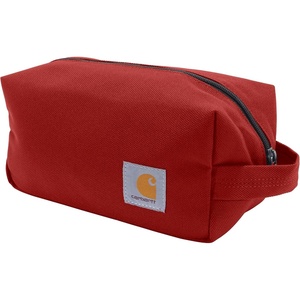 image:imageCarhartt Classic Zippered Travel Kit Black  Durable Organize Essentials with the Water Resistance Toiletry BagIndustry Red