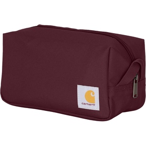 image:imageCarhartt Classic Zippered Travel Kit Black  Durable Organize Essentials with the Water Resistance Toiletry BagPort