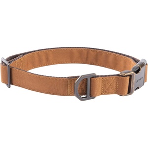 image:imageCarhartt Field Nylon Dog Collar Carhartt Brown Medium  Fully Adjustable Durable 600Denier Fabric with Reflective Wordmark for VisibilityCarhartt Brown