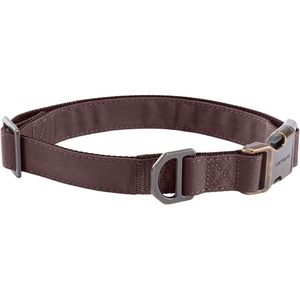 image:imageCarhartt Field Nylon Dog Collar Carhartt Brown Medium  Fully Adjustable Durable 600Denier Fabric with Reflective Wordmark for VisibilityDeep Wine