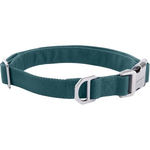 image:imageCarhartt Field Nylon Dog Collar Carhartt Brown Medium  Fully Adjustable Durable 600Denier Fabric with Reflective Wordmark for VisibilityGreenstone