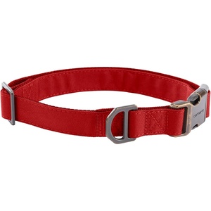 image:imageCarhartt Field Nylon Dog Collar Carhartt Brown Medium  Fully Adjustable Durable 600Denier Fabric with Reflective Wordmark for VisibilityIndustry Red