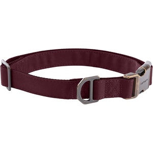 image:imageCarhartt Field Nylon Dog Collar Carhartt Brown Medium  Fully Adjustable Durable 600Denier Fabric with Reflective Wordmark for VisibilityPort