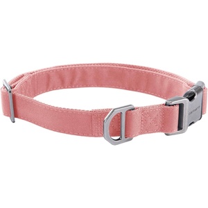 image:imageCarhartt Field Nylon Dog Collar Carhartt Brown Medium  Fully Adjustable Durable 600Denier Fabric with Reflective Wordmark for VisibilityRose Tint