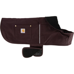 image:imageCarhartt Firm Duck Dog Chore Coat Insulated Weather Resistant Jacket for Cold and Windy Conditions Black Large  Dog Insulated Weather Resistant Jacket for Cold and Windy ConditionsDeep Wine Reflective Piping