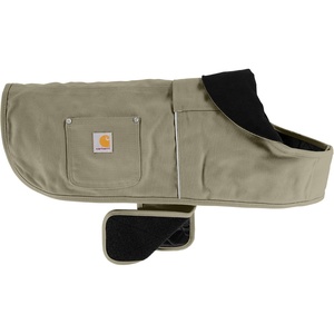 image:imageCarhartt Firm Duck Dog Chore Coat Insulated Weather Resistant Jacket for Cold and Windy Conditions Black Large  Dog Insulated Weather Resistant Jacket for Cold and Windy ConditionsFaded Fatigue Reflective Piping