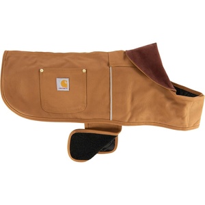 image:imageCarhartt Firm Duck Dog Chore Coat Insulated Weather Resistant Jacket for Cold and Windy Conditions Black Large  Dog Insulated Weather Resistant Jacket for Cold and Windy ConditionsCarhartt BrownBrass Reflective Piping
