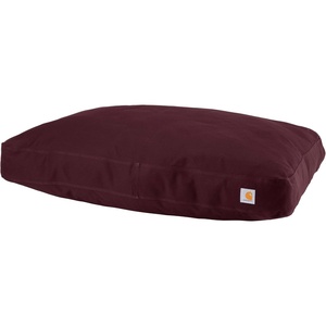 image:imageCarhartt Firm Duck SherpaTopped Dog Bed Carhartt Brown M  Durable Canvas Pet Bed Water Resistant Sherpa Top MediumPort