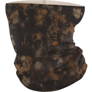image:imageCarhartt Force AllSeason Neck GaiterWatercolor Camo PrintbrownDark Brown