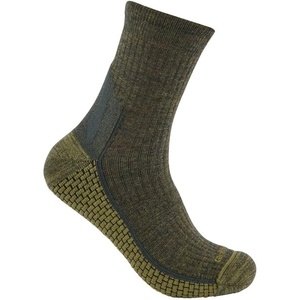 image:imageCarhartt Force Grid Midweight SyntheticMerino Wool Blend Short Crew SockOlive