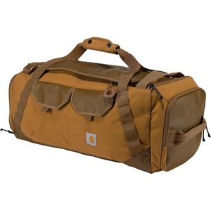 image:imageCarhartt Heavy Haul Utility Duffel Bags WaterResistant Packable Bag for Jobsite Gym and TravelCarhartt Brown