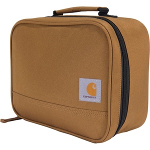 image:imageCarhartt Insulated Lunch Cooler For Men and Women Fully Insulated Lunch Pale for Everyday Use Carhartt Brown  For Men and Women Fully Insulated Lunch Pale for Back to School and Everyday Use4 Can Carhartt Brown