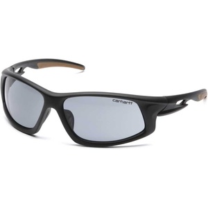 image:imageCarhartt Ironside Safety Glasses Retail Clamshell Packaging BlackTan Frame Sandstone Bronze AntiFog LensGray Antifog Lens Blacktan Frame With Retail Clamshell Packaging