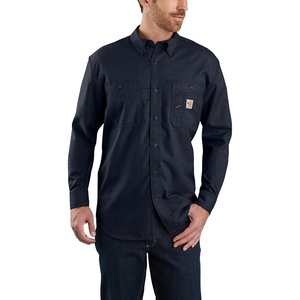 image:imageCarhartt Mens 104138 FlameResistant Force Lightweight Long Sleeve ShNavy
