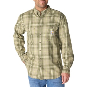 image:imageCarhartt Mens 104507 FlameResistant Force Rugged Flex LooseDusty OliveGreige