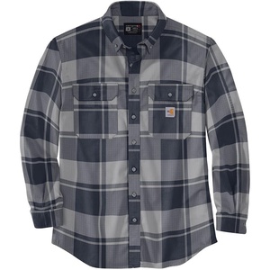image:imageCarhartt Mens 104507 FlameResistant Force Rugged Flex LooseNavyCarhartt Gray