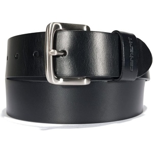 image:imageCarhartt Mens Bridle Leather Classic Buckle and Scratchless BeltsBlack