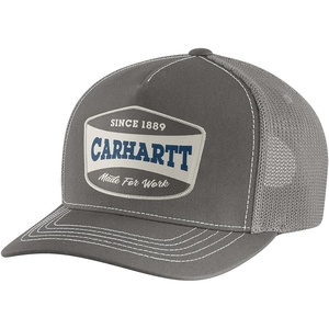 image:imageCarhartt Mens Canvas MeshBack Patch CapMud Gray