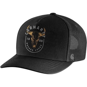 image:imageCarhartt Mens Canvas MeshBack Skull Graphic CapBlack