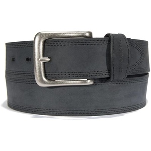 image:imageCarhartt Mens Casual Top Grain Saddle Leather Triple Stitch BeltBlack