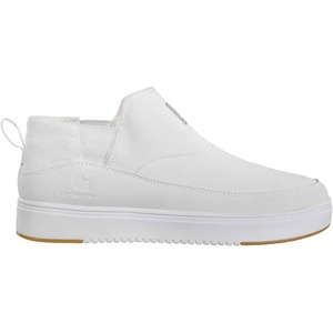 image:imageCarhartt Mens Detroit Canvas Mid SlipOn Sneaker  FastDry Lining TecTuff Soft Toe EH RatedWhite