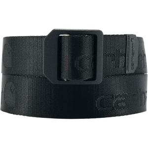 image:imageCarhartt Mens Durable Nylon Webbing Belts Wa Slim Profile DesignLadder Lock Black