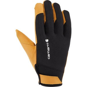 image:imageCarhartt Mens Durable Water Repellent High Dexterity GloveBlackBarley