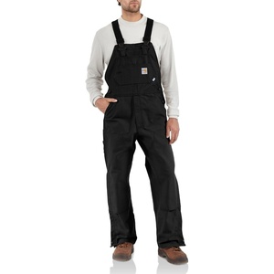 image:imageCarhartt Mens FR Duck Bib OverallBlack