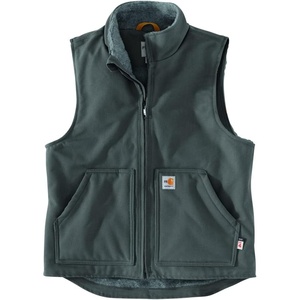 image:imageCarhartt Mens FR Duck Mock Neck VestGravel