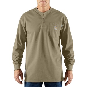 image:imageCarhartt Mens FR Force Dearborn Loose LS HenleyKhaki