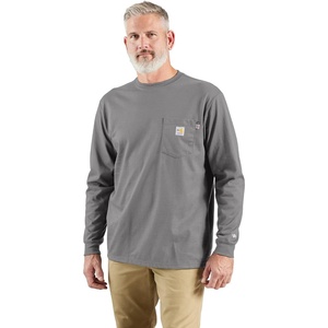 image:imageCarhartt Mens FR Force Dearborn Loose LS TShirtAsphalt